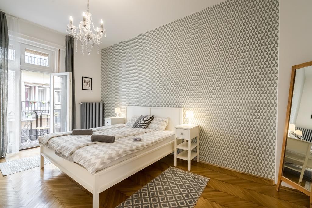 Bpr Charming Design Apartment With Balcony, A/C Budapest Kültér fotó