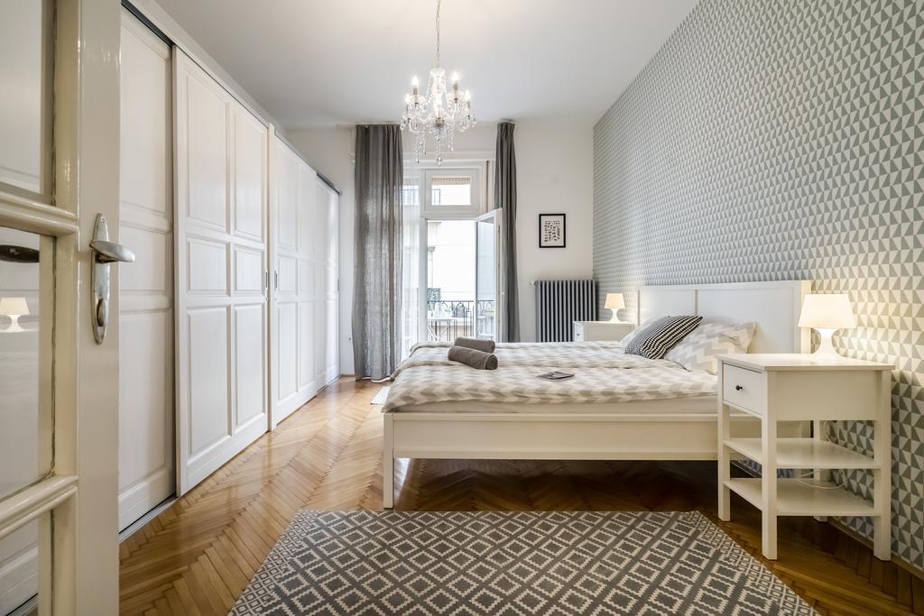 Bpr Charming Design Apartment With Balcony, A/C Budapest Kültér fotó